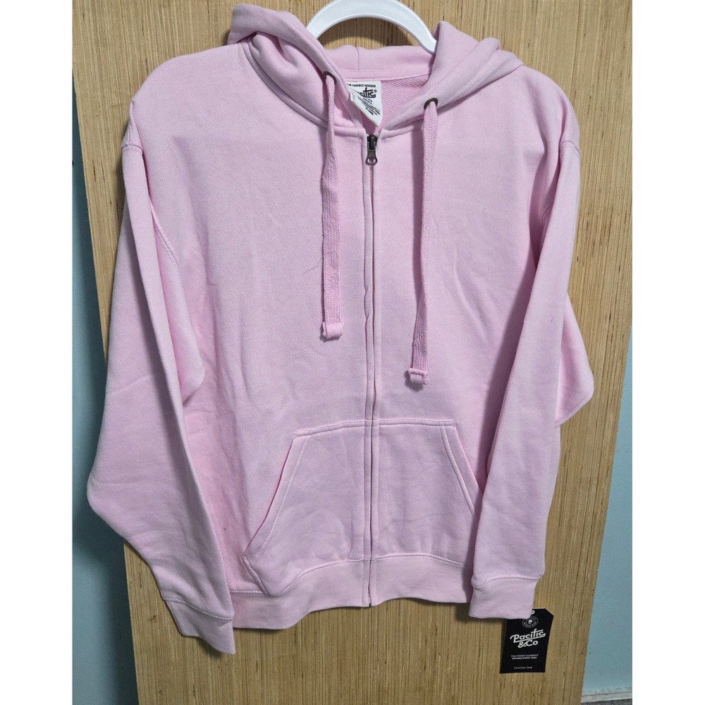 Pacific & Co Pink Tulle Size Small Full Zip Hoodie Womens Style‎ 253 NWT